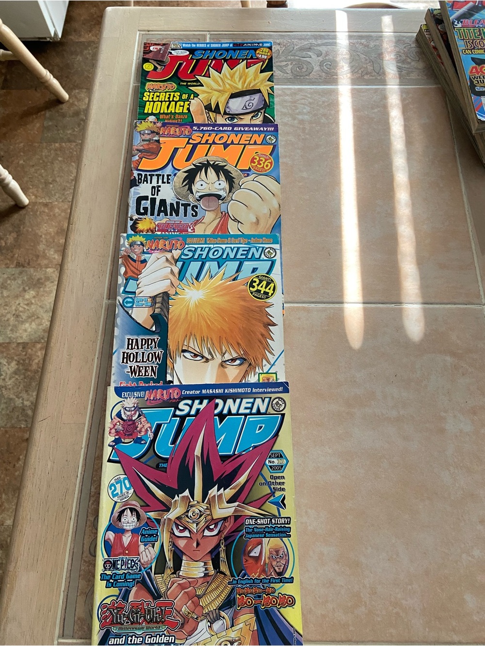 Shonen Jump/Naruto graphic books #1 -set of 4